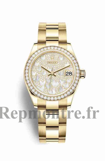 Réplique montre Rolex Datejust 31 jaune 18 ct 278288RBR m278288rbr-0010 - Cliquez sur l'image pour la fermer