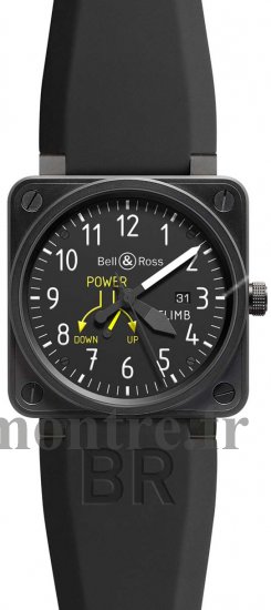 Réplique Bell & Ross Aviation BR-01-97-CLIMB Automatique Montre - Cliquez sur l'image pour la fermer