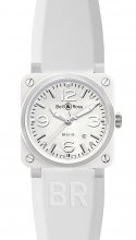 Réplique Bell & Ross Aviation BR 03-92 blanc Ceramic Montre