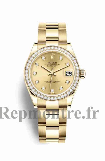Réplique montre Rolex Datejust 31 jaune 278288RBR m278288rbr-0012 - Cliquez sur l'image pour la fermer