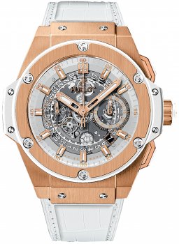 Réplique Hublot King Power Unico King Or White 48mm 701.OE.0128.GR