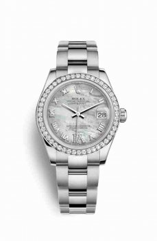 Réplique montre Rolex Datejust 31 blanc Roles blanc 178384 m178384-0014