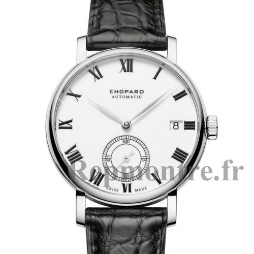 Réplique Chopard Classic Manufacture Blanc Cadran 18K Or rose Automatique 161289-5001 - Cliquez sur l'image pour la fermer