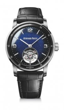 Replique Audemars Piguet Code 11.59 Tourbillon Selfwinding White Gold Blue Aventurine 26396BC.OO.D002CR.01
