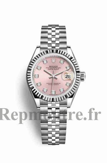 Réplique montre Rolex Datejust 28 blanc Roles blanc 279174 Rose Set Cadran m279174-0003 - Cliquez sur l'image pour la fermer