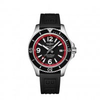 Replique Breitling Superocean 42 Acier inoxydable Noir Rouge Dial A17366D71B2S1