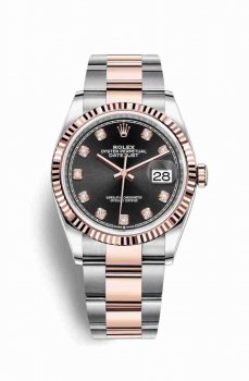 Réplique montre Rolex Datejust 36 Everose Roles 18 ct Everose 126231 m126231-0020
