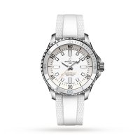Breitling Superocean Automatique 36 Bracelet en caoutchouc en acier inoxydable Replique montre A17377211A1S1