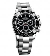 Réplique Rolex Cosmograph Daytona Cadran Noir Inoxydable Acier Oyster 116500BKSO