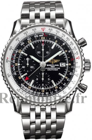 AAA Réplique Montre Breitling Navitimer 1 Chronographe GMT 46 Navitimer Bracelet - Cliquez sur l'image pour la fermer