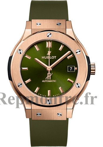 Replique Hublot Classic Fusion King Gold Green Dial 38mm 565.OX.8980.RX - Cliquez sur l'image pour la fermer