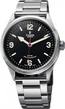 Réplique Tudor Heritage Ranger Cadran noir Automatique Men Acier Montre 79910-95760