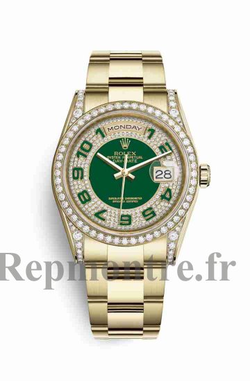Réplique montre Rolex Day-Date 36 jaune 18 ct en semble de cosses 118388 m118388-0121 - Cliquez sur l'image pour la fermer