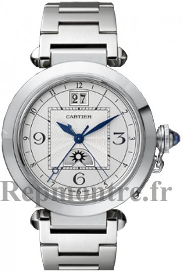 Cartier Pasha XL Big Date MoonPhase Montre Réplique hommes W31093M7 - Cliquez sur l'image pour la fermer