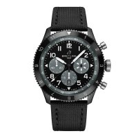 Breitling Super AVI B04 Chronographe GMT Mosquito Night Fighter 46 mm Replique montre homme Noir SB04451A1B1X1