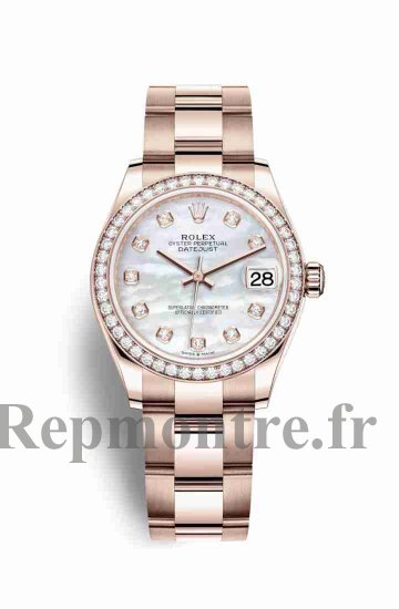 Réplique montre Rolex Datejust 31 18 ct Everose 278285RBR m278285rbr-0011 - Cliquez sur l'image pour la fermer