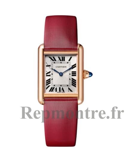 Copie de Cartier Tank Louis Petit Or Rose Leather WGTA0061 - Cliquez sur l'image pour la fermer