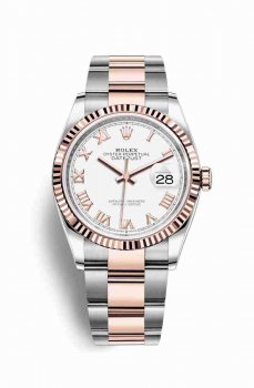 Réplique montre Rolex Datejust 36 Everose Roles 18 ct Everose 126231 m126231-0016