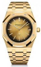 Copie de Audemars Piguet Royal Oak Jumbo Extra-Thin Jaune Or 39mm Smoked Jaune Dial 16202BA.OO.1240BA.01