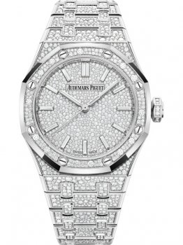 Audemars Piguet Royal Oak Automatique 37 Or Blanc Serti Neige 15552BC.ZZ.1358BC.01