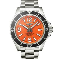 AAA Réplique Montre Breitling Superocean II 42 Acier Orange A17366D71O1A1