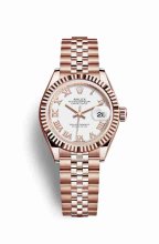 Réplique montre Rolex Datejust 28 Everose 279175 m279175-0022