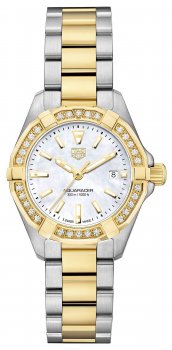 Copie-Réplique-Imiter de Tag Heuer Aquaracer Blanc Nacre Cadran Dames WBD1423.BB0321