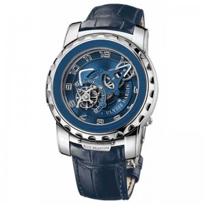 Réplique Ulysse Nardin Freak Freak Phantom Or Blanc Bleu Montre Homme 2080-115/03