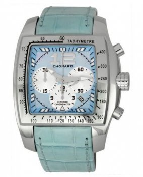 Chopard Two O Ten Acier Blue Chronograph hommes Réplique Montre 16/8961