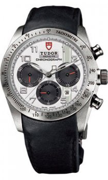 Réplique Tudor Fastrider cronografo cuero noir blanc arabe 42000