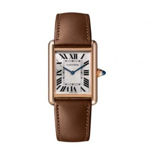 Replique Cartier Tank Louis Large Model Or Rose WGTA0062