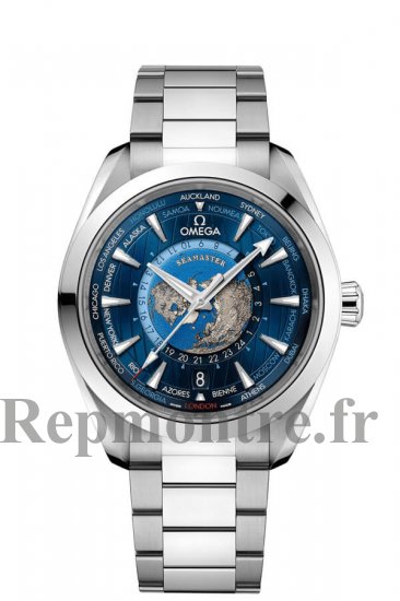 qualite superieure Réplique OMEGA Seamaster Worldtimer 220.10.43.22.03.001 - Cliquez sur l'image pour la fermer