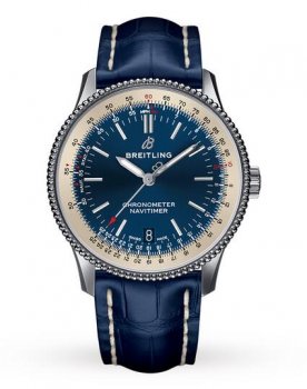 Copie Breitling Navitimer Automatique 38 Cadran Bleu A17325211C1P3