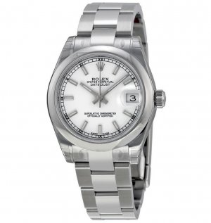 Réplique Rolex Datejust Blanc Indice Cadran Oyster Bracelet Unisexe 178240WSO