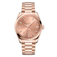Omega Seamaster Aqua Terra Shades 38 mm Replique montre femme Rose O22050382010001