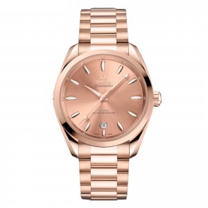 Omega Seamaster Aqua Terra Shades 38 mm Replique montre femme Rose O22050382010001