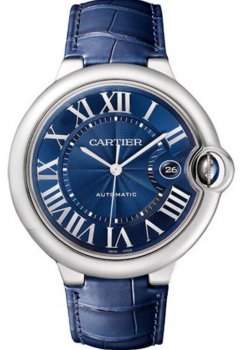 Replique Cartier Ballon Bleu automatique Cadran bleu Men's WSBB0027