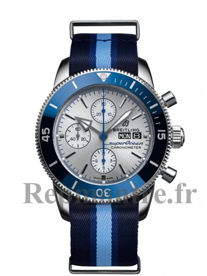 qualite superieure Réplique Breitling Superocean Heritage EDITION LIMITEE Chronographe Automatique Cadran argente pour hommes - Cliquez sur l'image pour la fermer