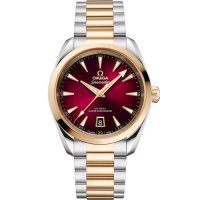 Omega Seamaster Aqua Terra 150M Master Chronometer 38 acier inoxydable Moonshine or rouge 220.20.38.20.10.002