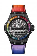 Replique Hublot Big Bang MP-11 Power Reserve 14 Days Carbon Rainbow 911.QD.0123.LR.4099