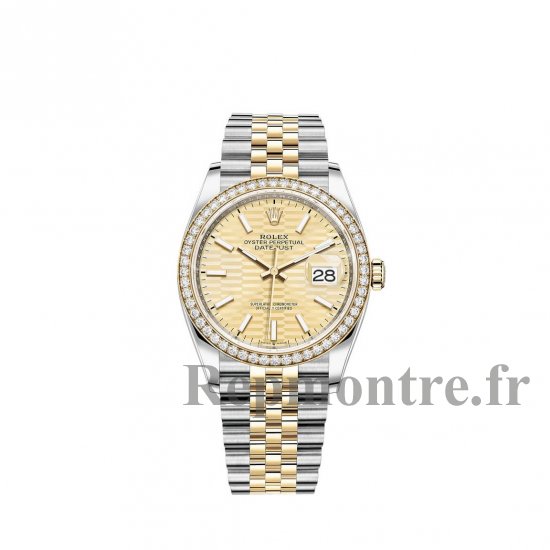 Replique Rolex Datejust 36 Yellow Rolesor combination of Oystersteel gold M126283RBR-0025 montre - Cliquez sur l'image pour la fermer