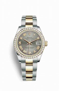 Réplique montre Rolex Datejust 31 Jaune Roles jaune 18 ct 178383