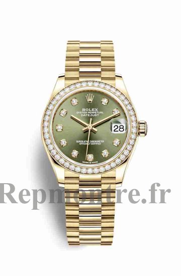 Réplique montre Rolex Datejust 31 jaune 278288RBR m278288rbr-0007 - Cliquez sur l'image pour la fermer
