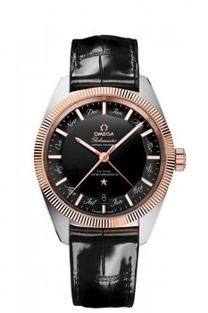 qualite superieure Réplique OMEGA Constellation Acier Sedna or Calendrier annuel 130.23.41.22.01.001