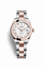 Réplique montre Rolex Datejust 28 Everose Roles 18 ct Everose 279161 m279161-0022