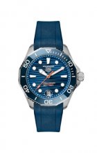TAG Heuer Aquaracer Professional 300 42 Acier inoxydable Caoutchouc bleu WBP5111.FT6259