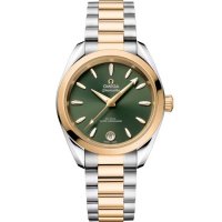 Omega Seamaster Aqua Terra 150M Master Chronometer 34 acier inoxydable Moonshine Gold verte B 220.20.34.20.10.002