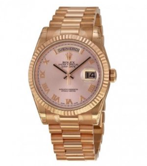 Réplique Rolex Day-Date Champagne Cadran 18K Everose Rose President 118235CRP