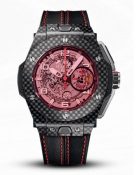 Hublot Big Bang Ferrari Carbon rouge Magic 401.QX.0123.VR