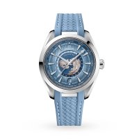 Omega Seamaster Aqua Terra 150M Co-Axial Master Chronometer Gmt Worldtimer 43mm Bleu ete O22012432203002
